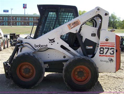 4x4 bobcat 873 skid steer 1999 kubota 73.5hp diesel engine|2001 bobcat 873 for sale.